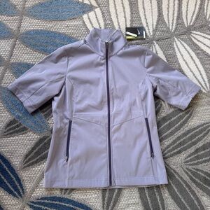 Nike Golf NWT Women's‎ Windshirt Jacket 620044 Size Medium Shimmer Lt Purple